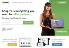 Shopify，一枚簡潔清新的國外電子商務(wù)平臺網(wǎng)站
